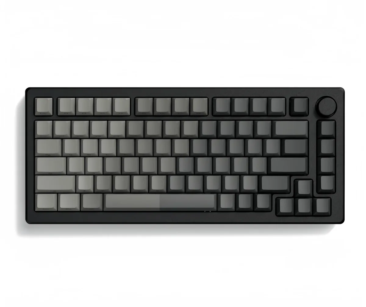 Womier Womier Double Shot PBT Keycaps Cherry Profile Gradient Grey Side Printed 121-Key keyboard accessory — product photo