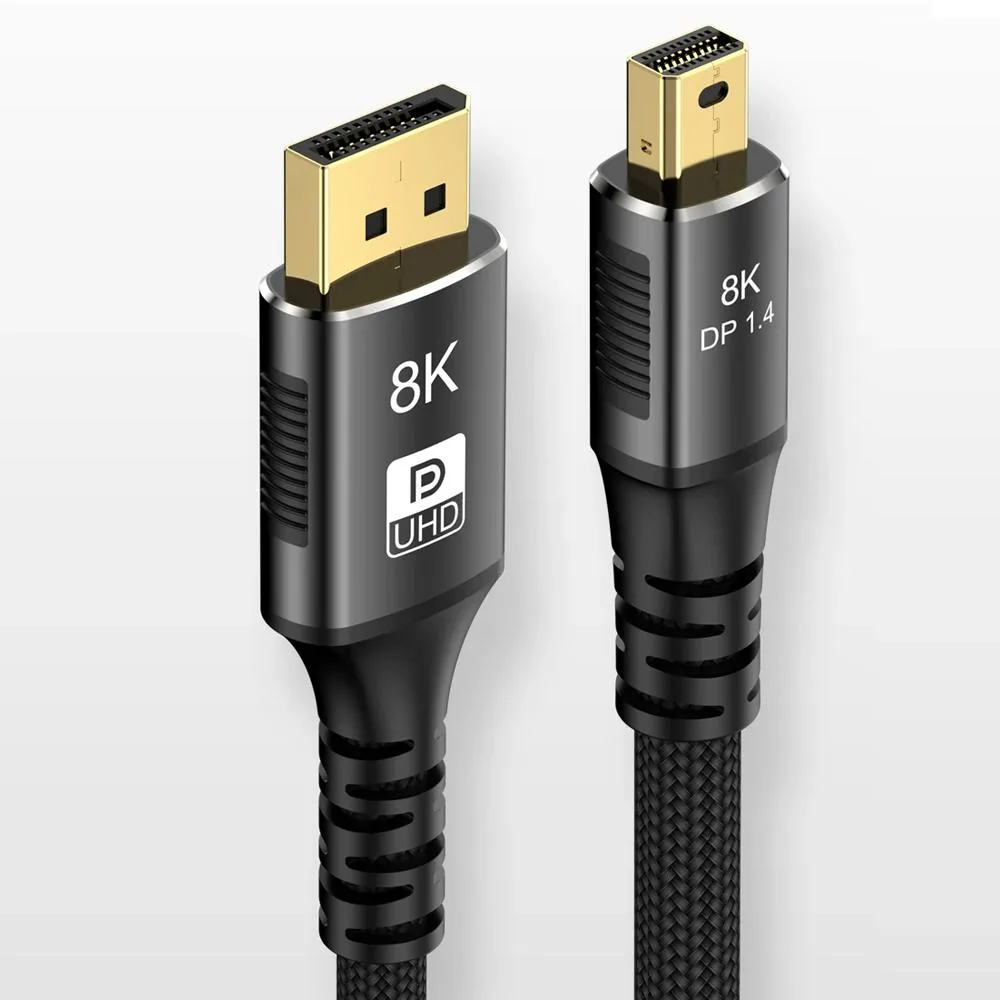 LUOM LUOM TJ-TDP10 Mini DP to DisplayPort 8K Cable 3.3ft — product photo