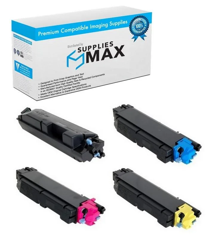SuppliesMax SuppliesMax TK-5142MP Toner Cartridge Combo Pack (BK/C/M/Y) — product photo
