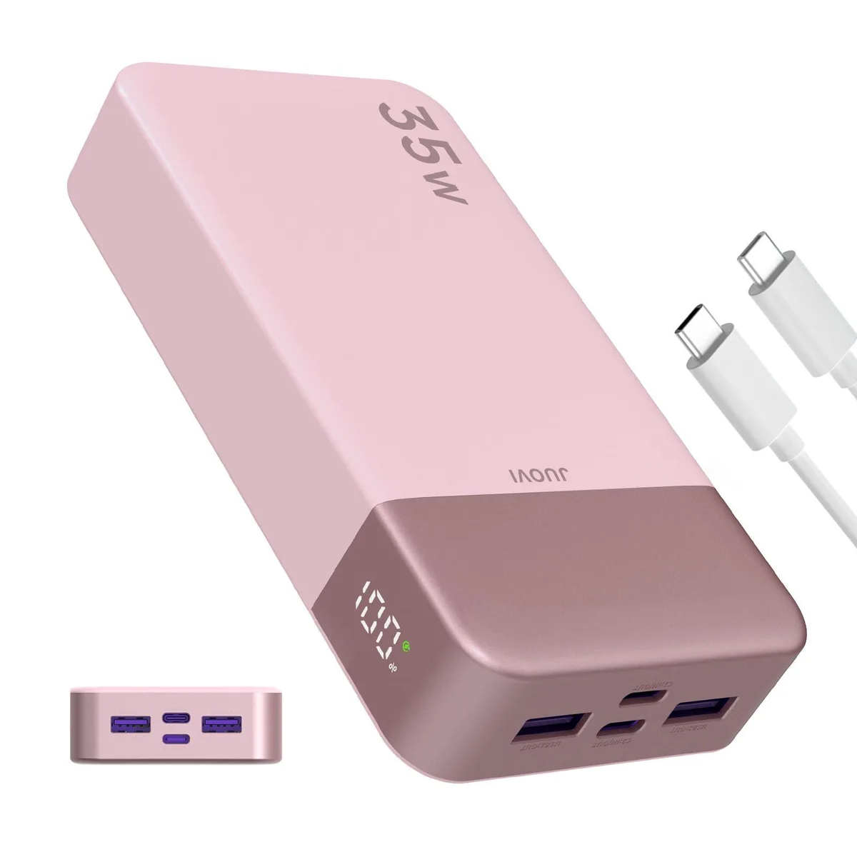 ViewSonic ViewSonic J2651 35W 20000mAh Power Bank Pink — product photo