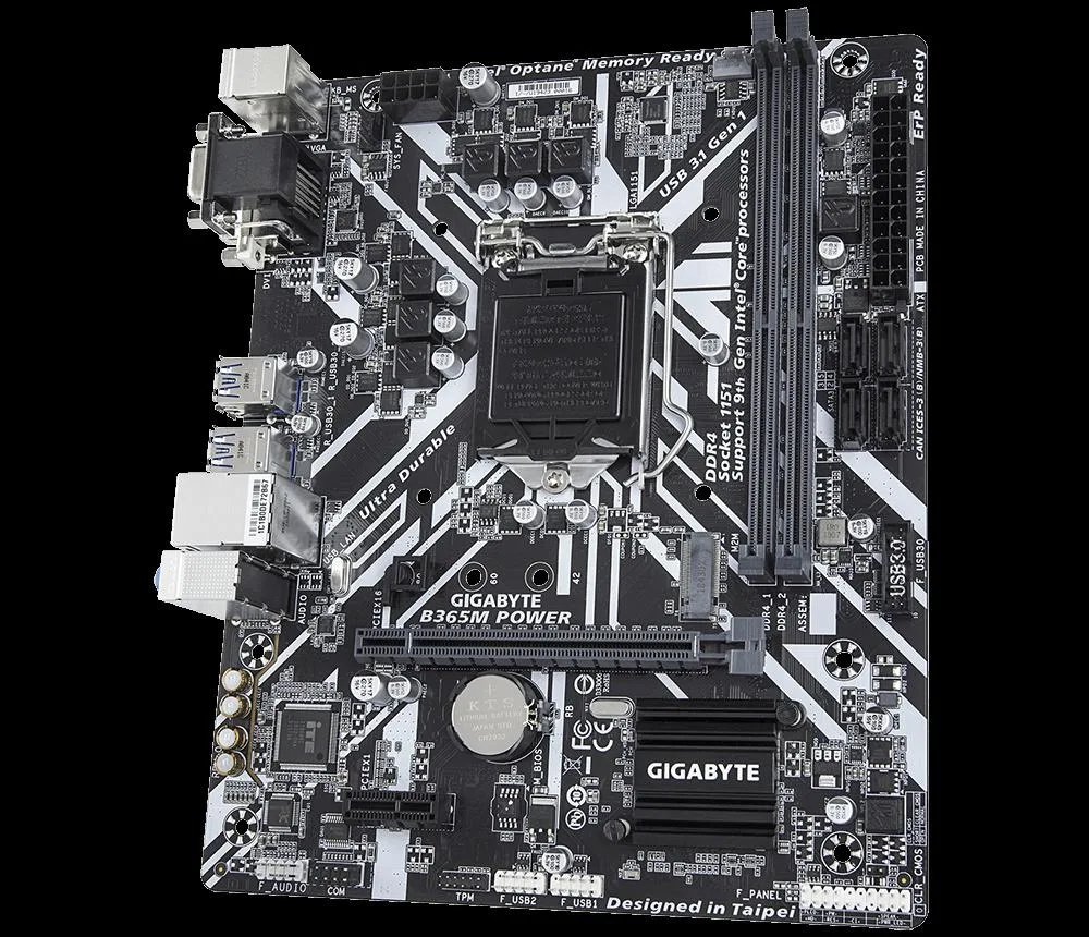 GIGABYTE GIGABYTE B365M POWER DDR4 LGA1151 8th/9th Intel motherboard — product photo