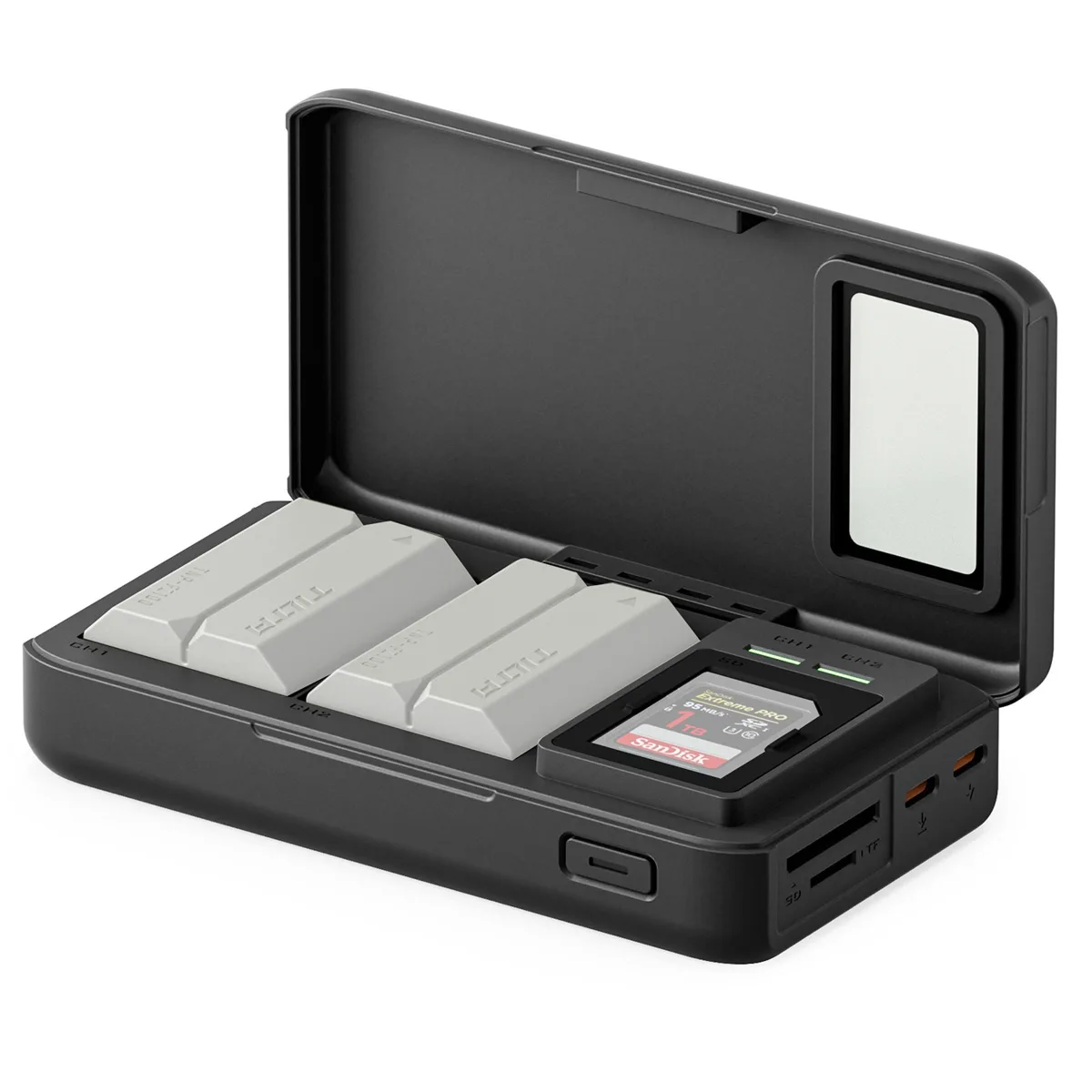 Tilta Technology Co.,Ltd Tilta Technology Co.,Ltd 2-Bay All-in-One Recharge Companion for NP-FZ100 Battery, Black camera accessory — product photo