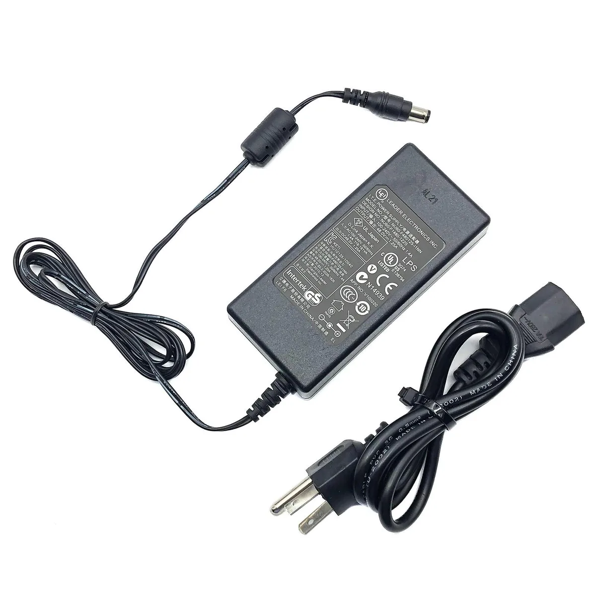 Lei Electronics Inc. Lei Electronics Inc. NU60-F480125-I1NN 48V 1.25A 60W power adapter — product photo
