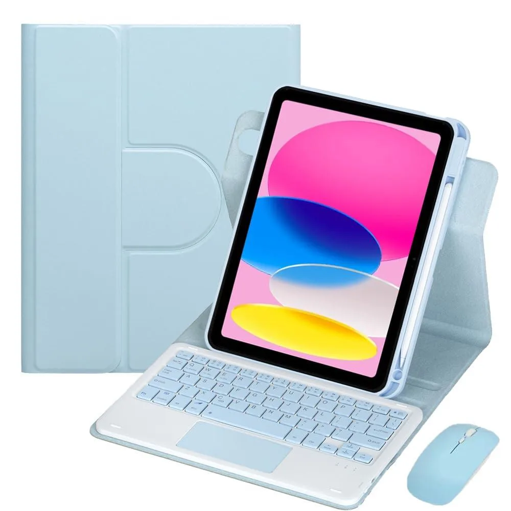 Timoom Timoom 360° Rotatable Keyboard Case with Trackpad 11" Sky Blue — product photo