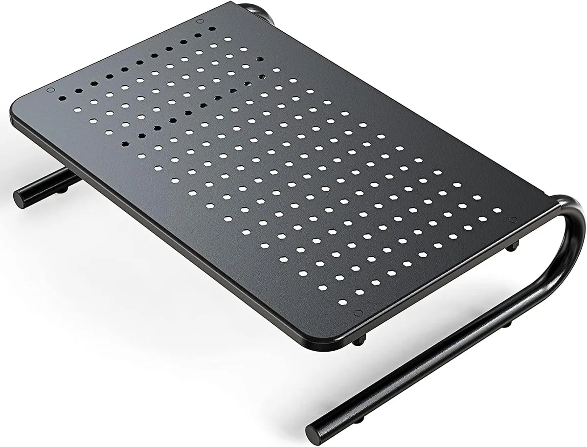 No Sew No Sew HNLL2-CA Ventilated Metal Monitor Stand 14.57 x 9.25 x 3.94 inch Black — product photo