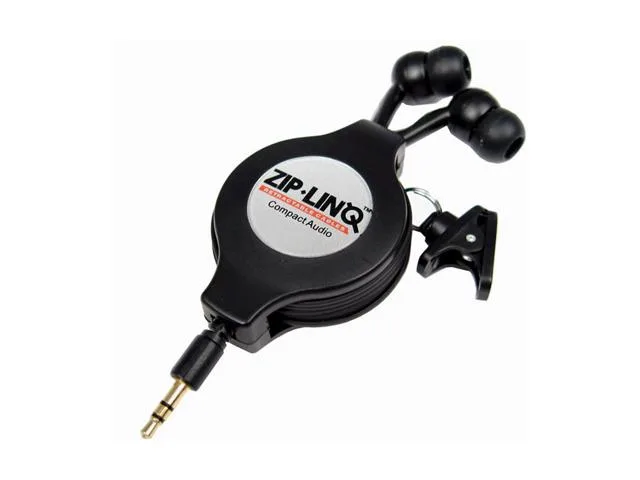 Cables Unlimited Cables Unlimited ZIP-AUDIO-CD6 retractable earbud accessory — product photo
