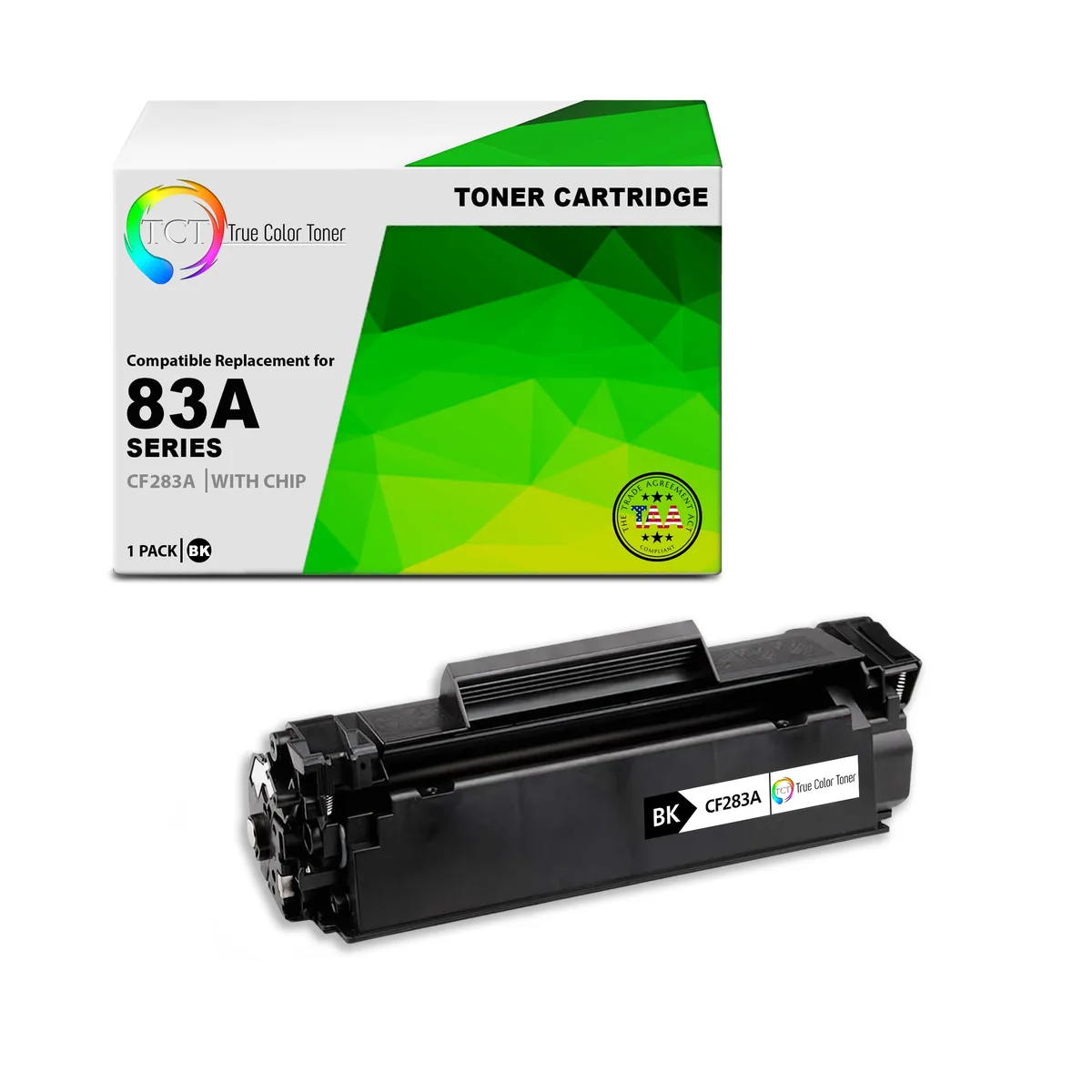 True Color Toner True Color Toner CF283A Black Toner Cartridge 1500 Pages — product photo