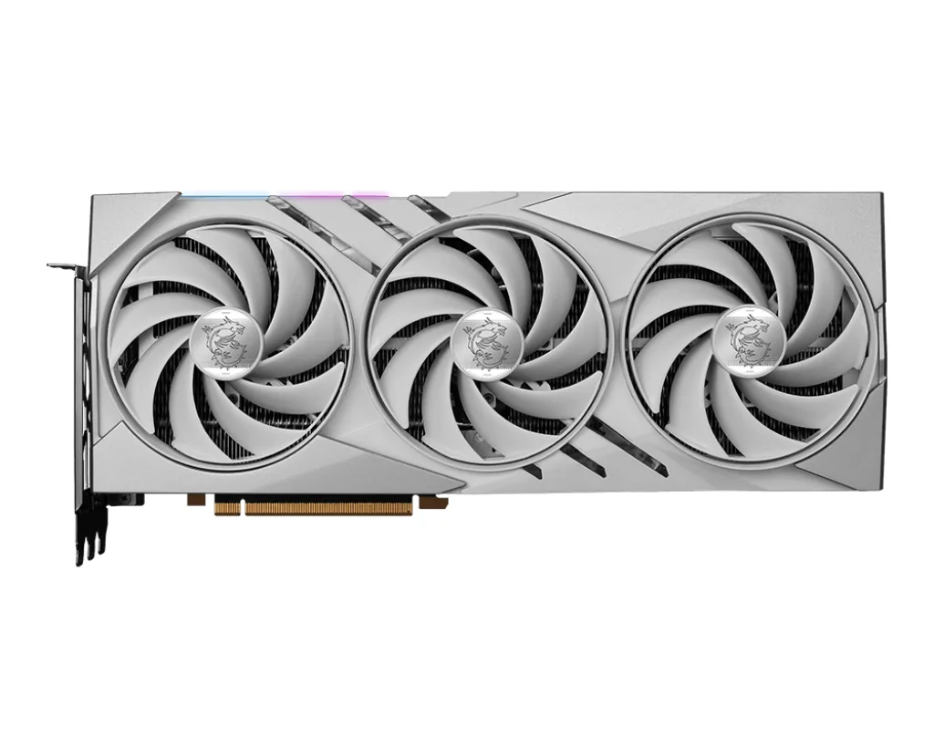 MSI MSI RTX 4080 16GB GAMING X SLIM WHITE graphics card — product photo