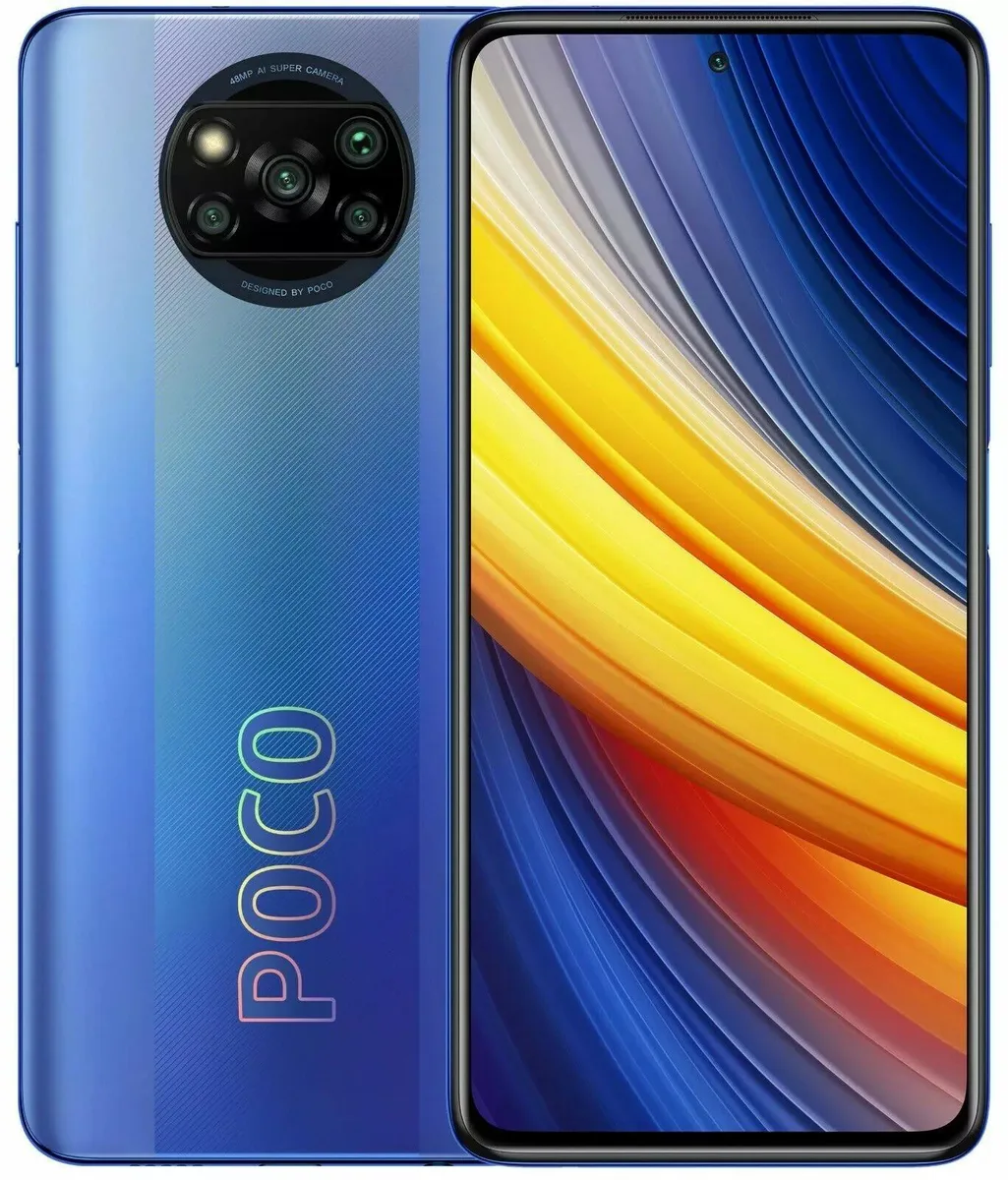 Mi Mi Poco X3 Pro Dual SIM 6.67" 8/256GB Frost Blue Snapdragon 860 cell phones - unlocked — product photo