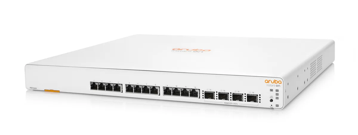 HPE Networking Instant On HPE Networking Instant On 1960 JL805A#ABA 12x10G 4xSFP+ network switch — product photo