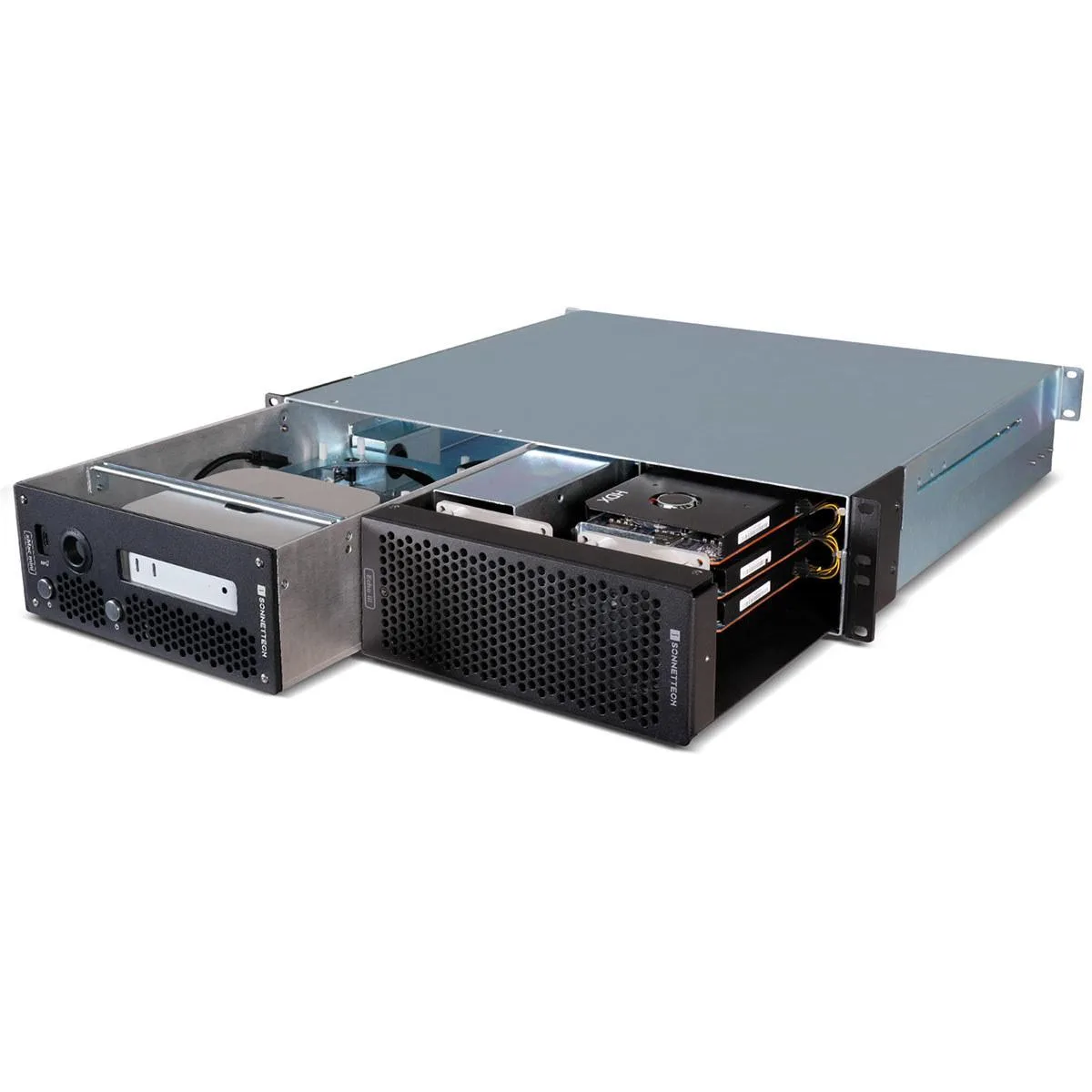 Sonnet Technologies Sonnet Technologies xMac mini 2024+/Echo II DV T5 2U Rackmount System — product photo