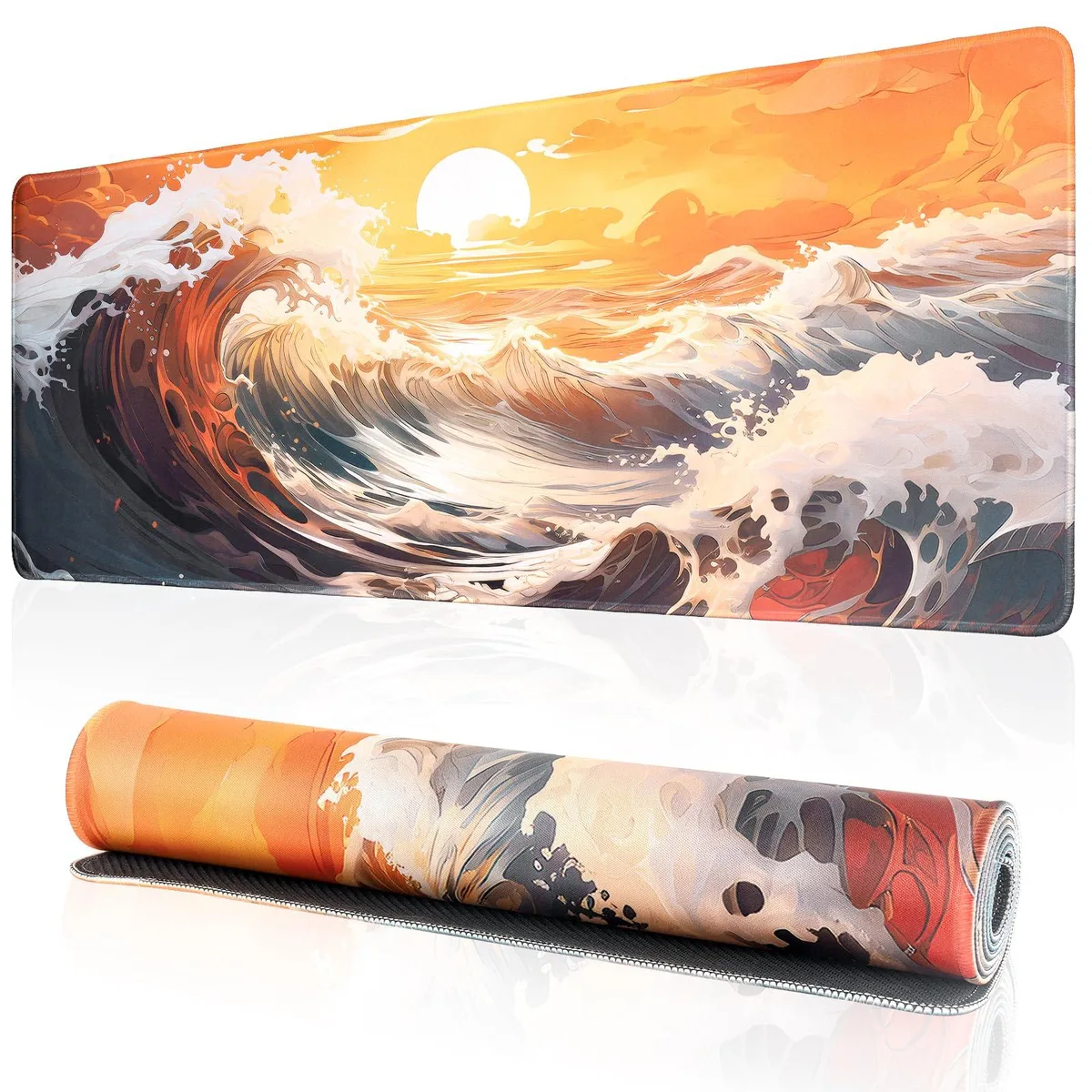 Keychron SBD001 Mouse Pad Orange 31.5x11.8 Inch 2mm — product photo
