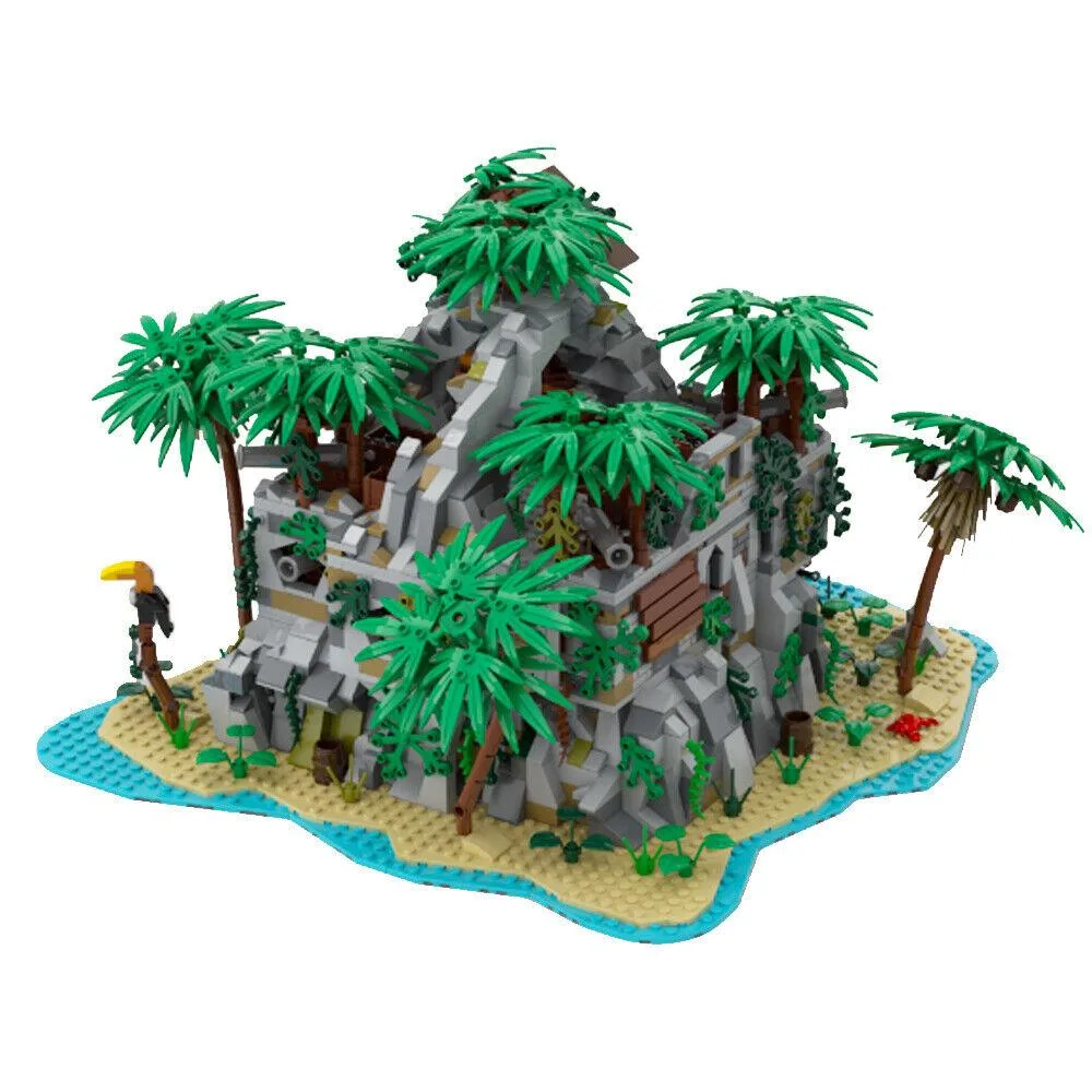 ZITIANYOUBUILD ZITIANYOUBUILD Secret Base Island MOC 2381 Pieces — product photo