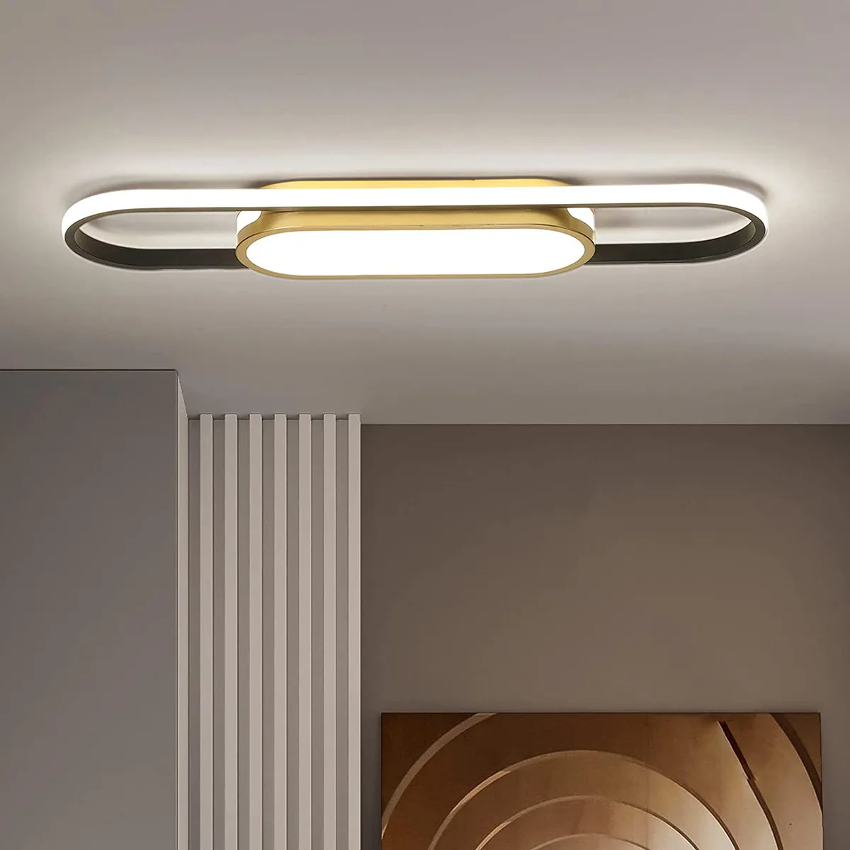 Garwarm Garwarm 40W Dimmable LED Flush Mount 2.3ft White — product photo