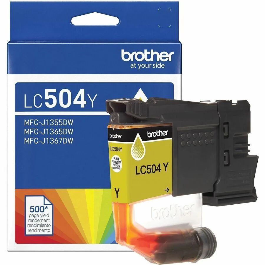 Brother Brother LC504YS ink cartridges (genuine brands) — product photo