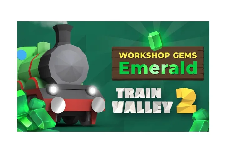 META Publishing META Publishing 76026 Train Valley 2 Workshop Gems Emerald DLC downloadable game — product photo
