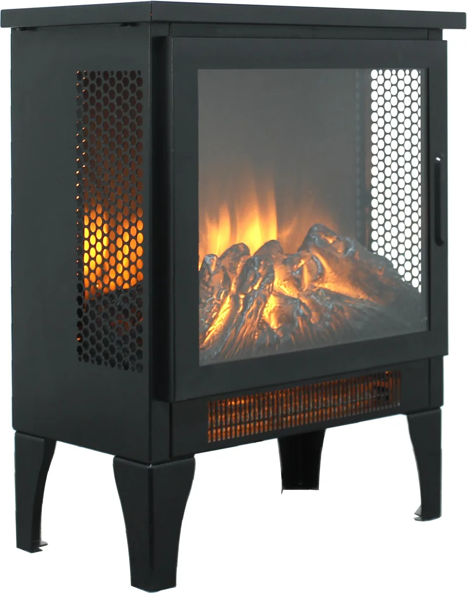 tuphen tuphen 17 inch Freestanding Electric Fireplace Stove Antique Black — product photo