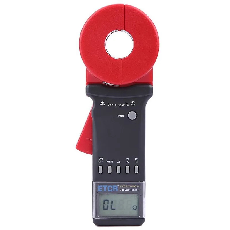 ETCR ETCR 2100C+ Multi-Function Clamp Earth Resistance Tester 0.010-1200Ω 20.0A 32mm 99 Records — product photo