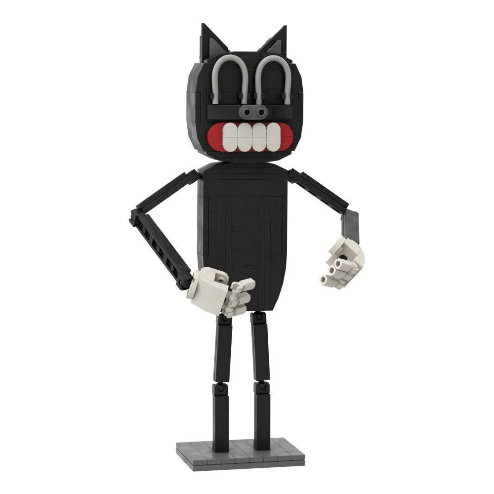 ZITIANYOUBUILD ZITIANYOUBUILD Cartoon Cat Horror Creature 197 Pieces Building Set — product photo