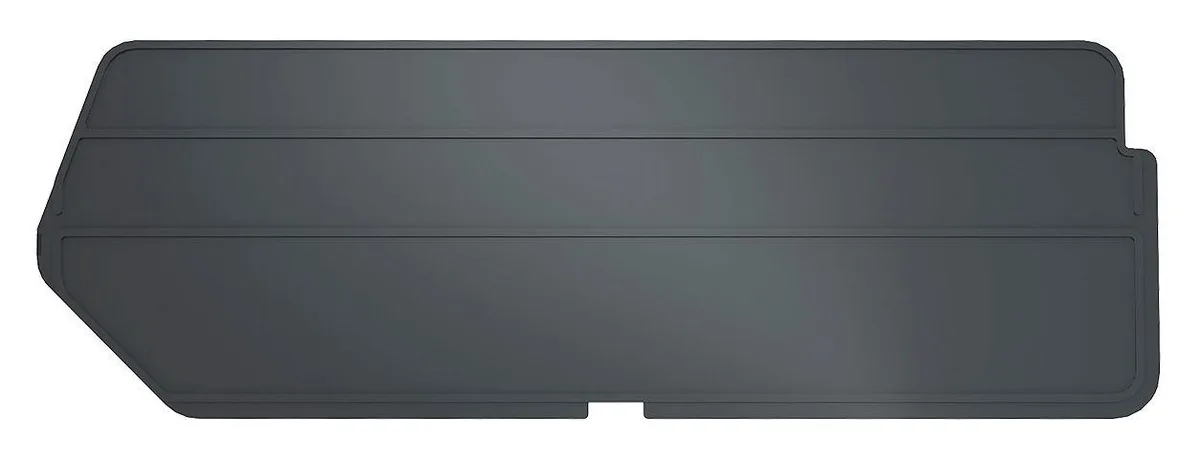 Akro-Mils Akro-Mils 40224 Plastic Divider Black 10 13/32 in 3 1/2 in 6 Pack — product photo