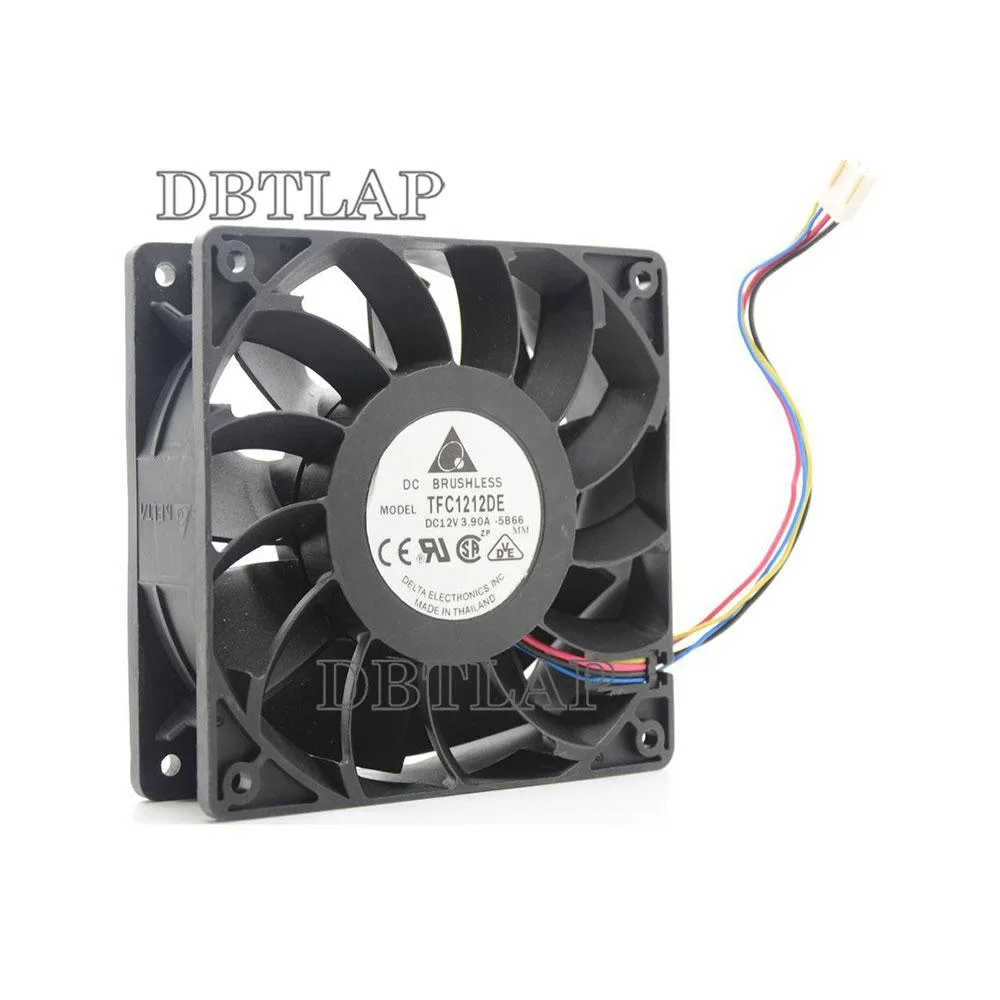 DBTLAP DBTLAP TFC1212DE 120 * 120 * 38MM 12V 3.9A 12CM 4Pin laptop cooling pad — product photo