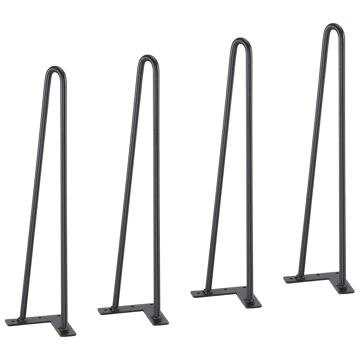 VEVOR VEVOR 19" Hairpin Furniture Legs 4PCS Black 500lbs — product photo