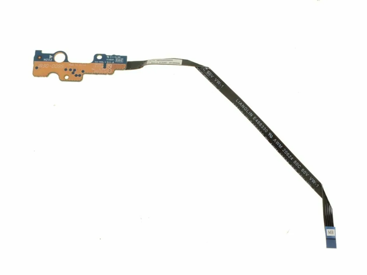 DELL DELL Inspiron 17 5770 5775 Power Button Board Cable CAL70 F114P — product photo