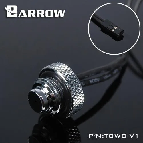 Barrow Mods Barrow Mods G1/4" 10K Temperature Stop Plug Fitting Silver — product photo