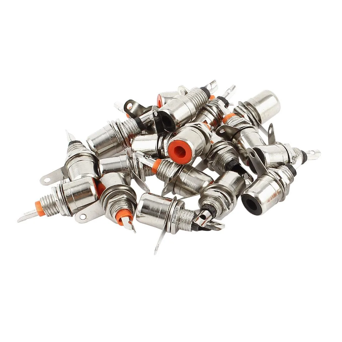 Unique-Bargains Unique-Bargains 20pcs Solder-Type Metal RCA Female Jack Bulkhead Connector — product photo