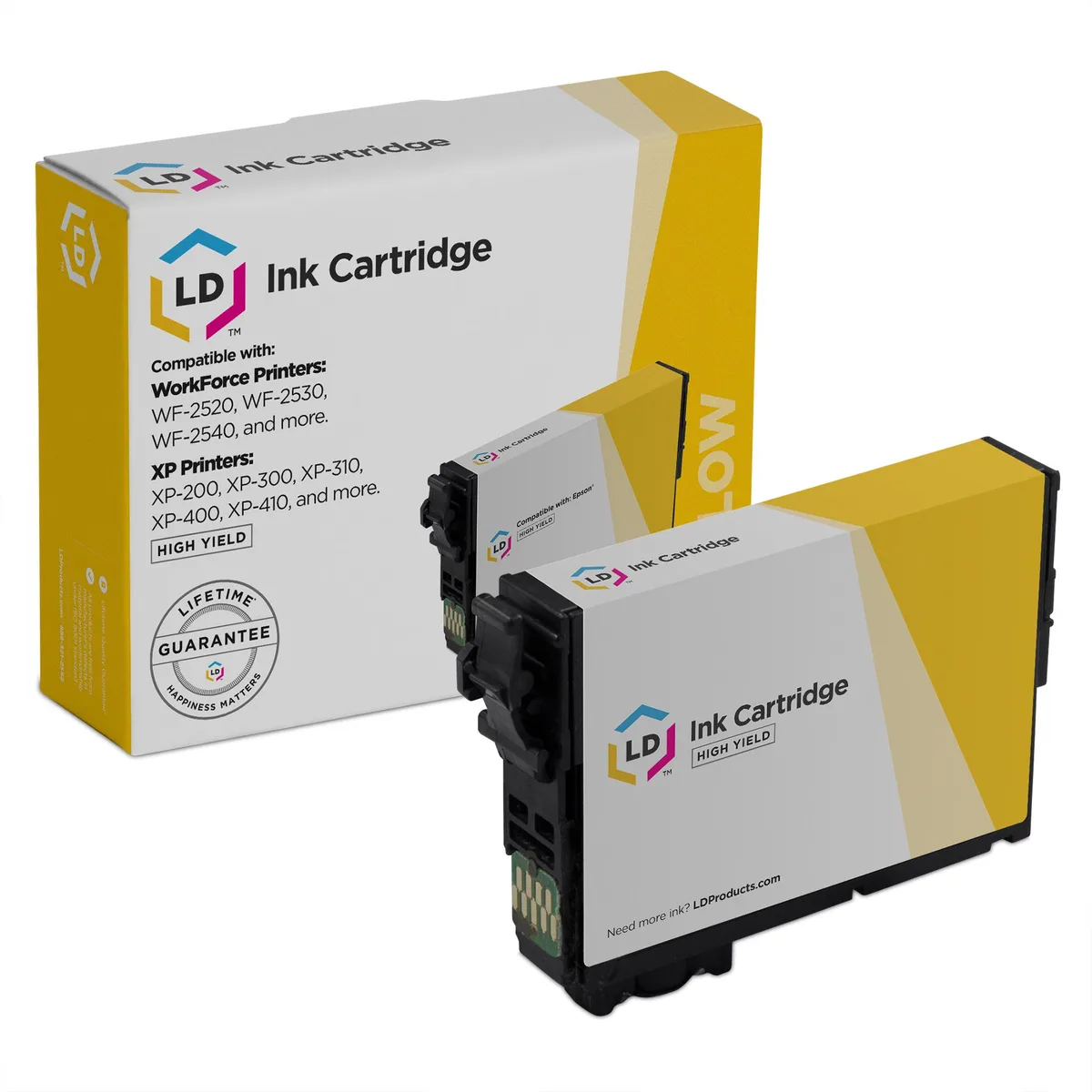 LD Products LD Products Remanufactured Ink Cartridge Yellow 200XL High Yield 450 Pages — product photo