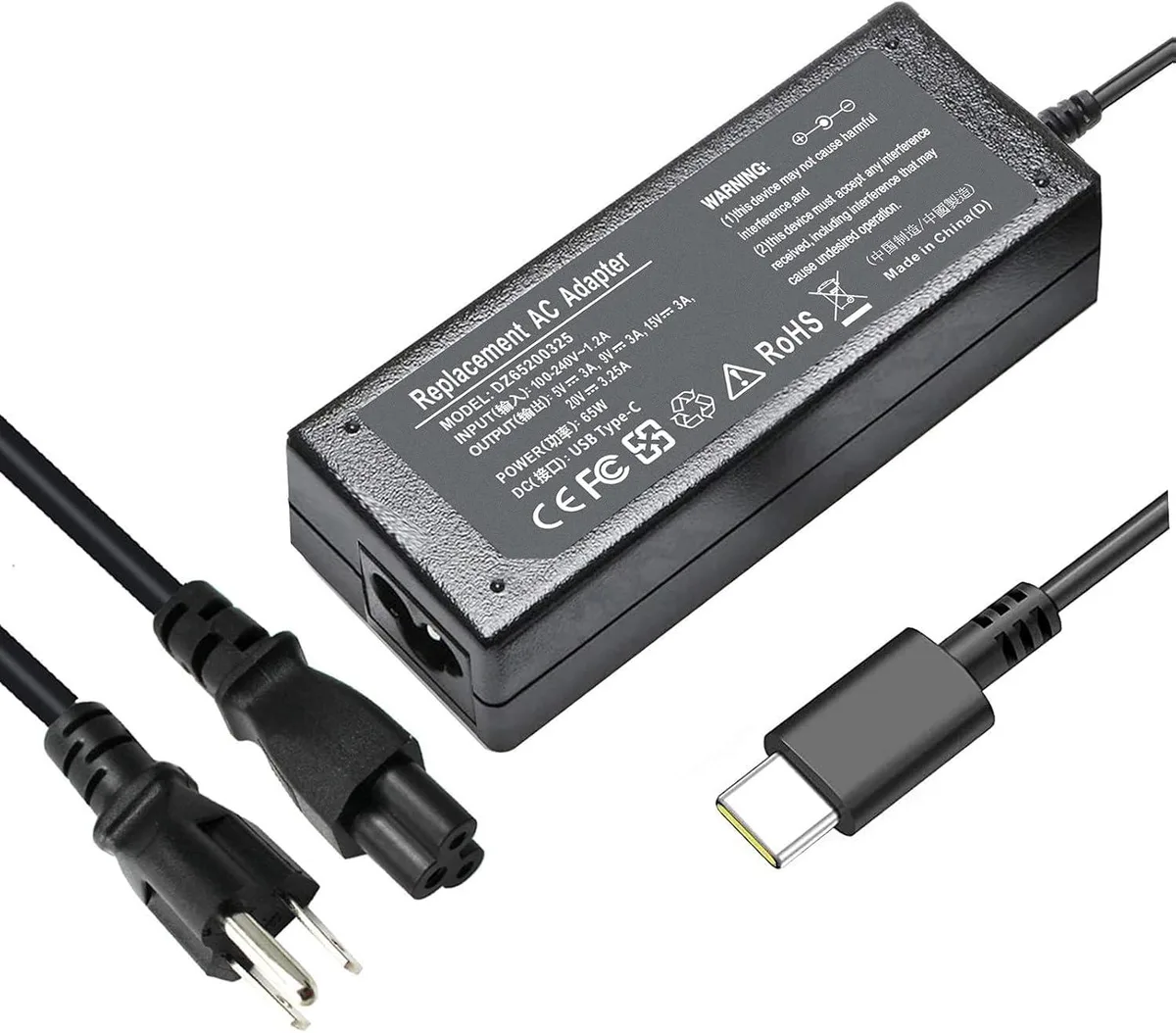  DELL DZ65200325 65W USB-C AC adapter — product photo