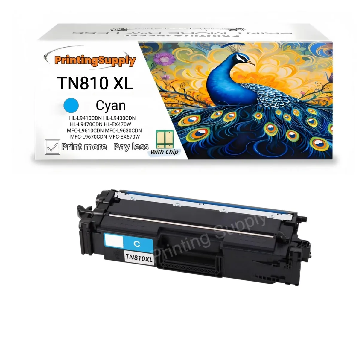 Ninestar Technology Ninestar Technology TN810XLC cyan high-yield toner cartridge — product photo