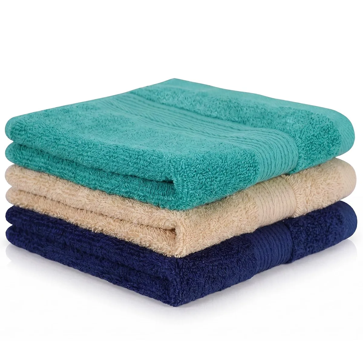 Wash Cloths for Face 3 Pack 100% Cotton Bath Hardware — product photo