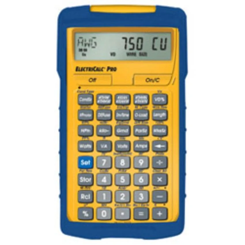 CAL5070 Armadillo ElectricalCalc Pro calculator in protective case