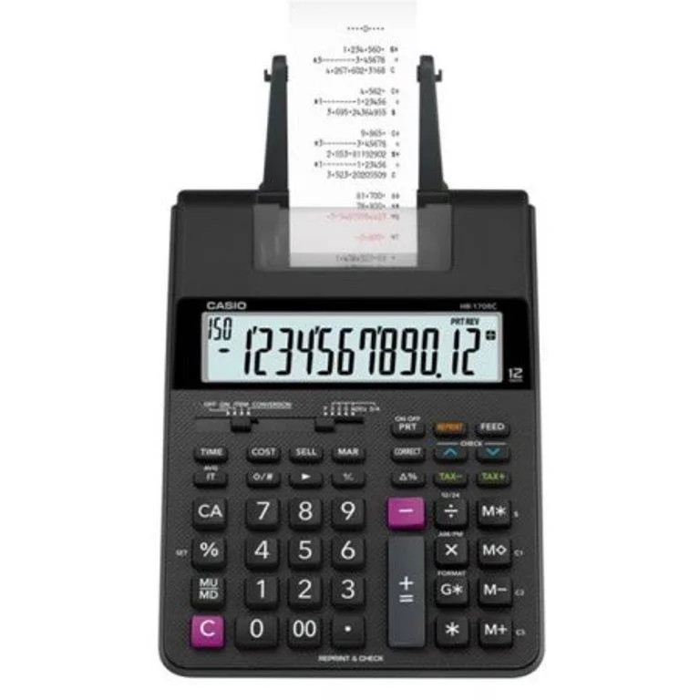 CASIO CASIO HR170RC Printing Calculator 12-Digit AC Powered — product photo