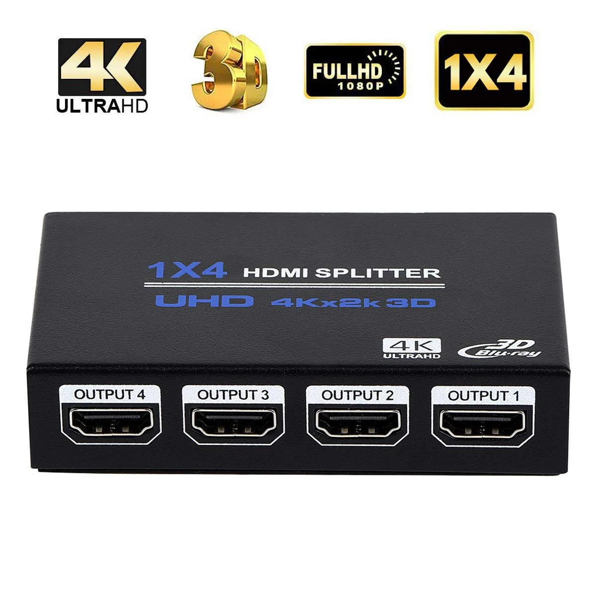 AUBEAMTO AUBEAMTO 1x4 HDMI Splitter 4K 30Hz 600MHz — product photo