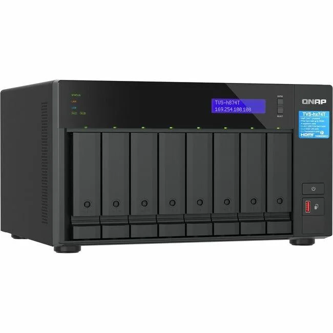 Qnap Qnap TVS-h874T i7 12-core 32GB rackmount NAS TVSH874TI732GUS — product photo