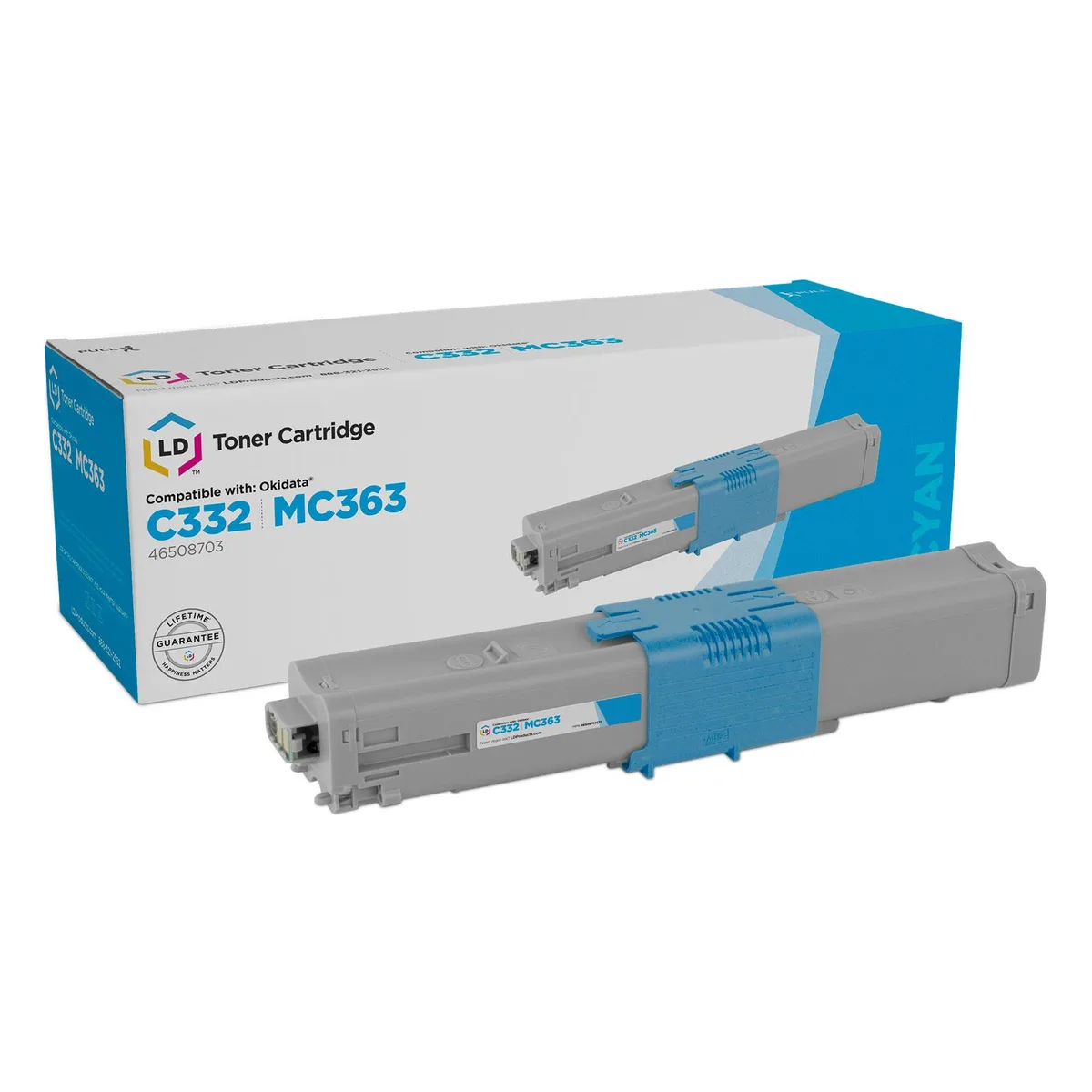 LD Products LD Products 46508703 Cyan Toner Cartridge 3000 Pages — product photo