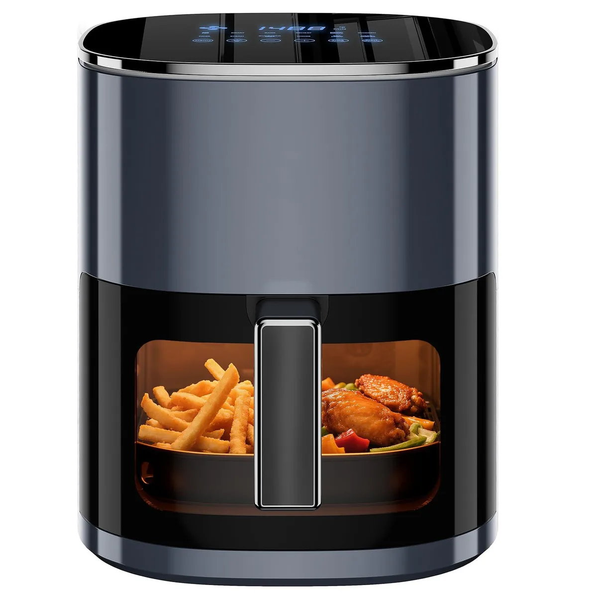  NutriChef Simple Deluxe Air Fryer 6.34 Qt 1700W White — product photo