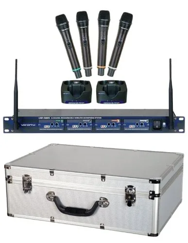 VocoPro VocoPro UHF-5805-9 4 Channel UHF Wireless Mic System — product photo