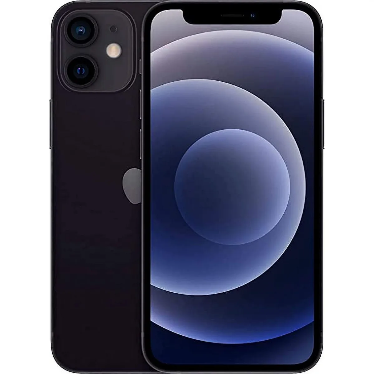 Apple Apple IPH-12M-64-BLK-B iPhone 12 Mini 64GB Black cell phones - unlocked — product photo