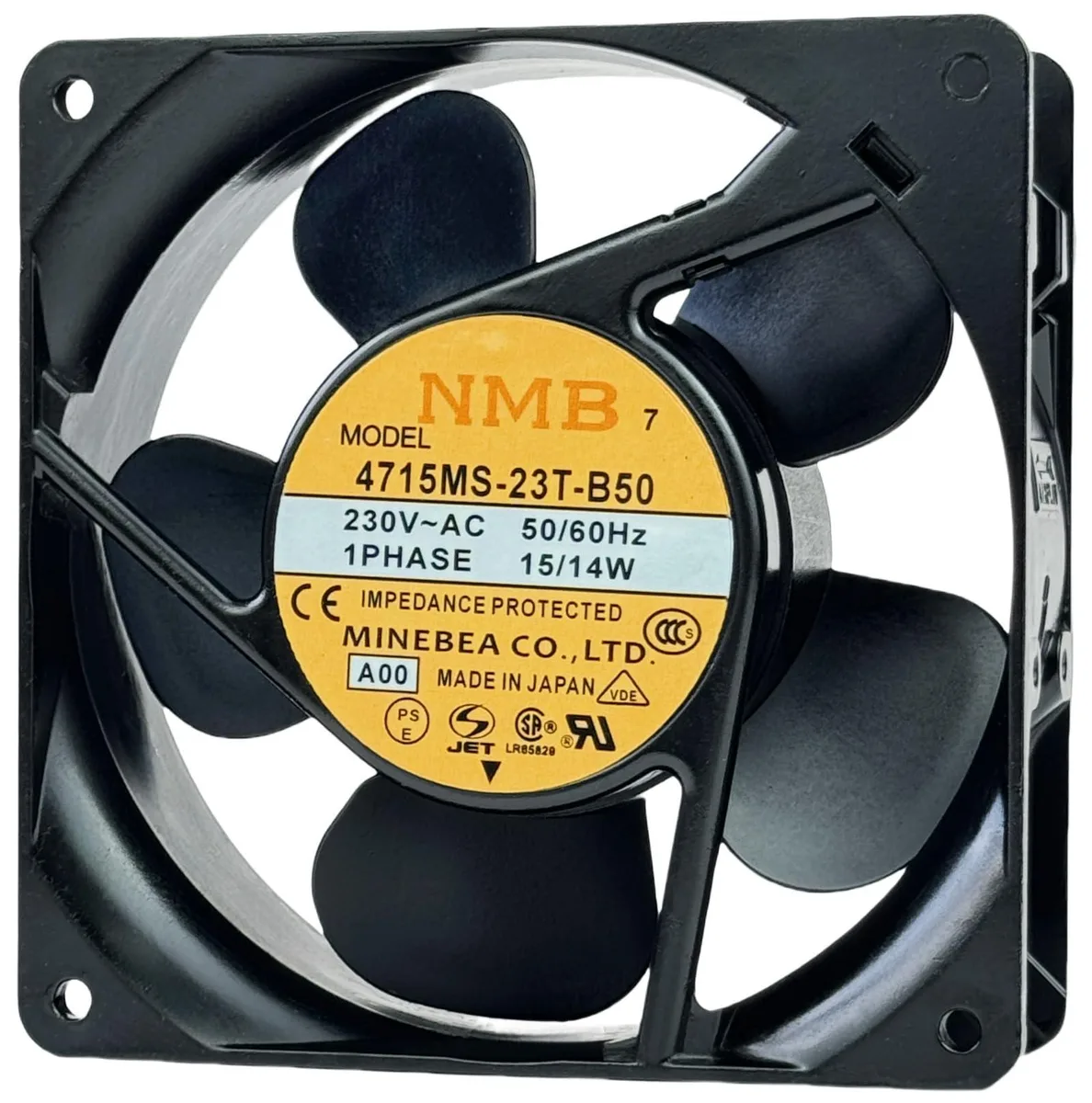 Vszerda Vszerda 4715MS-23T-B50 120×120×38 mm AC 230 V case fan — product photo