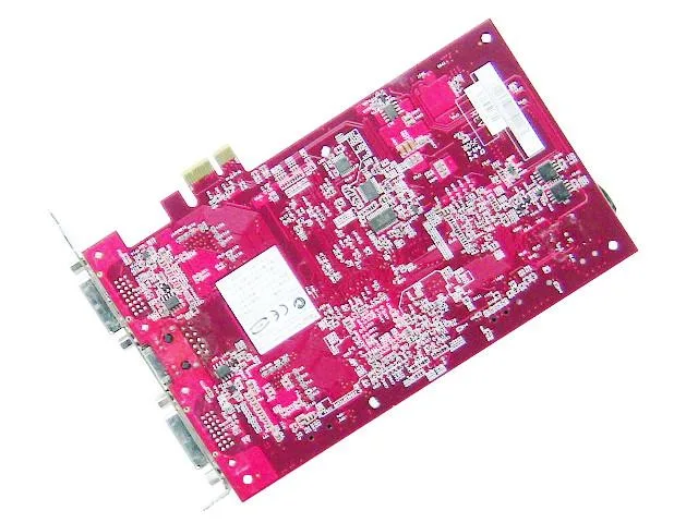 Green Dell DRAC FX100 PCIe x16 card with two DVI ports and one RJ45 port