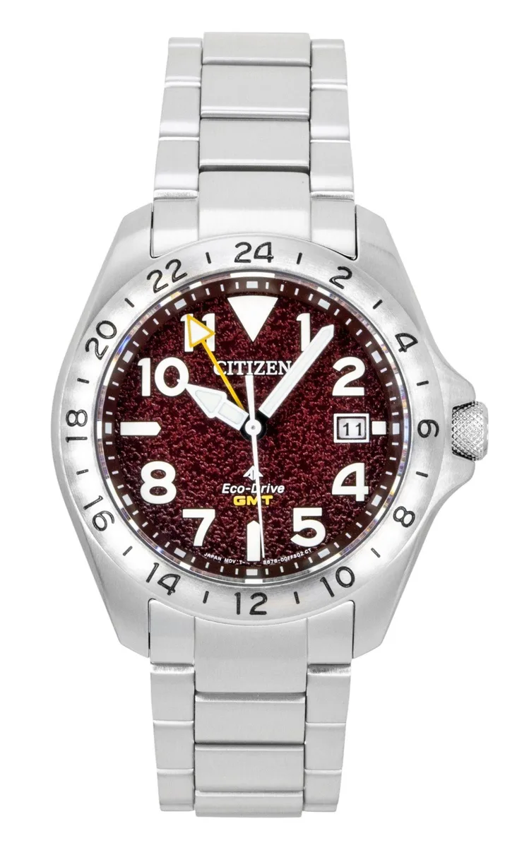 Citizen Citizen Promaster Land GMT BJ7150-50W Red Dial Watch — product photo