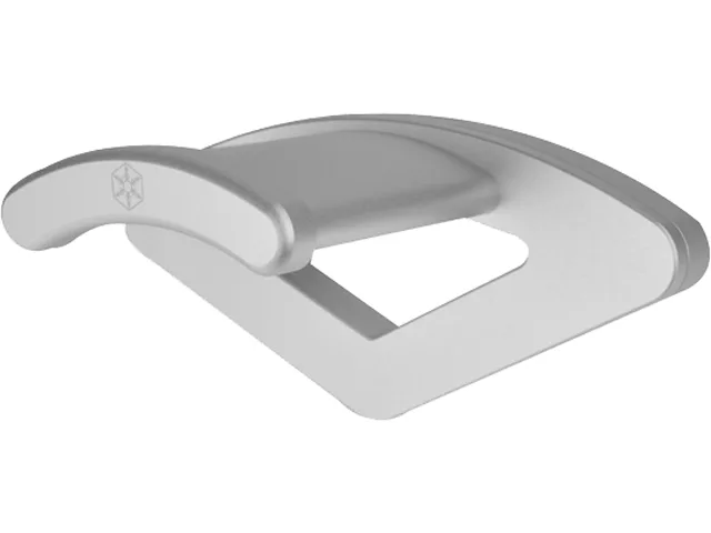 Silverstone Silverstone SST-EBA02S headphone holder, aluminium, white — product photo