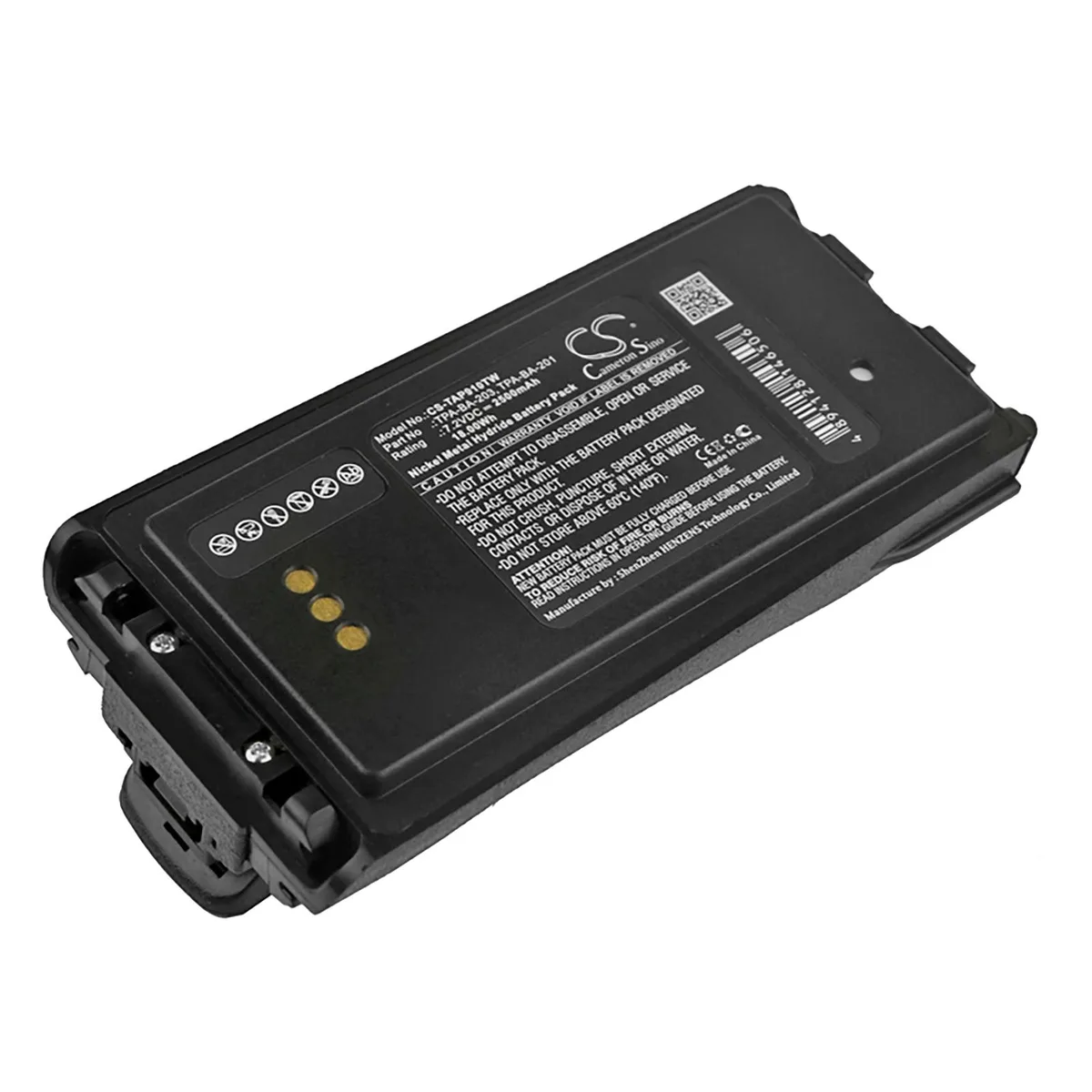 Cameron & Co Cameron & Co DS-CS-TAP910TW 7.2 V 2500 mAh Ni-MH battery — product photo