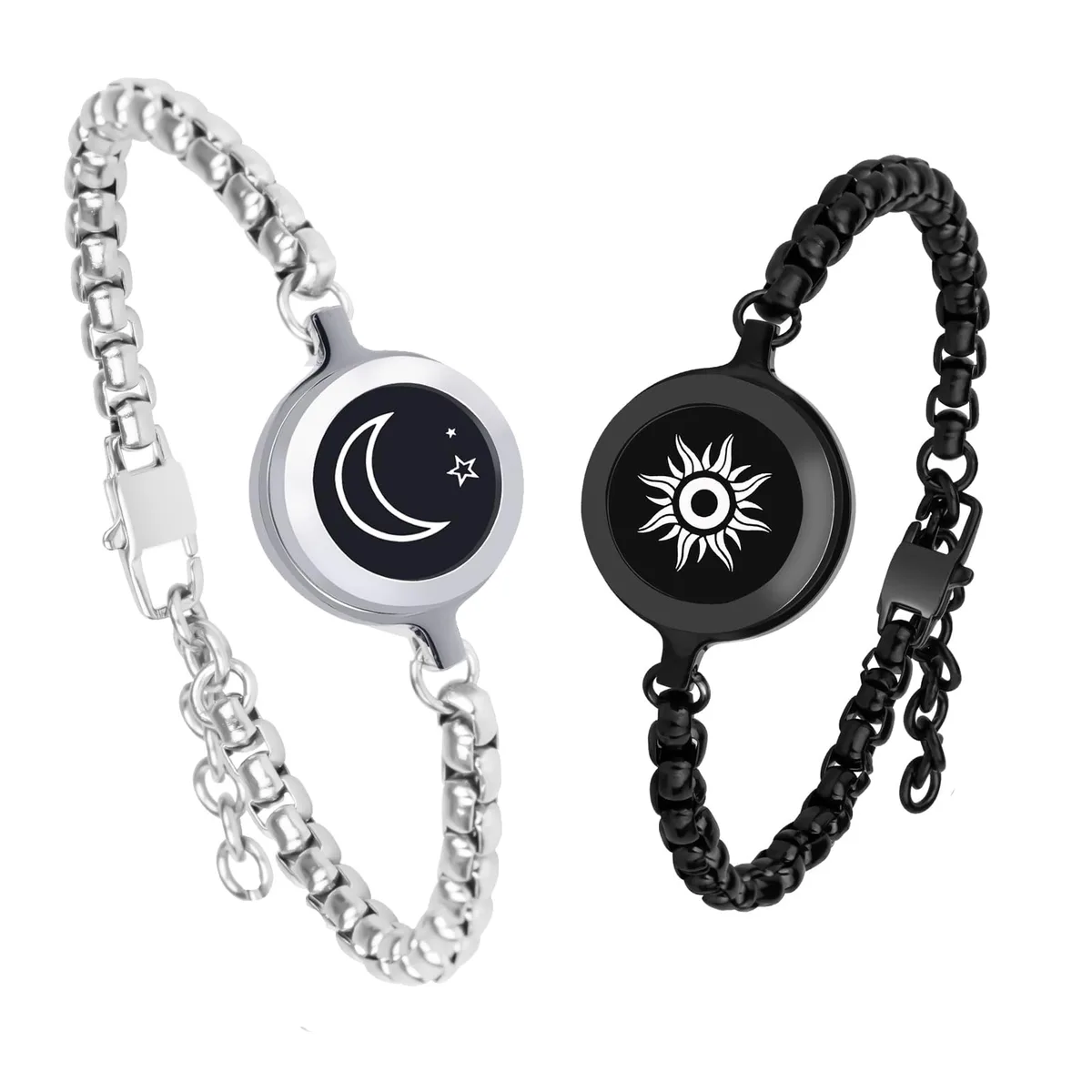  INOWL Smart Bluetooth Matching Couples Bracelet Black — product photo