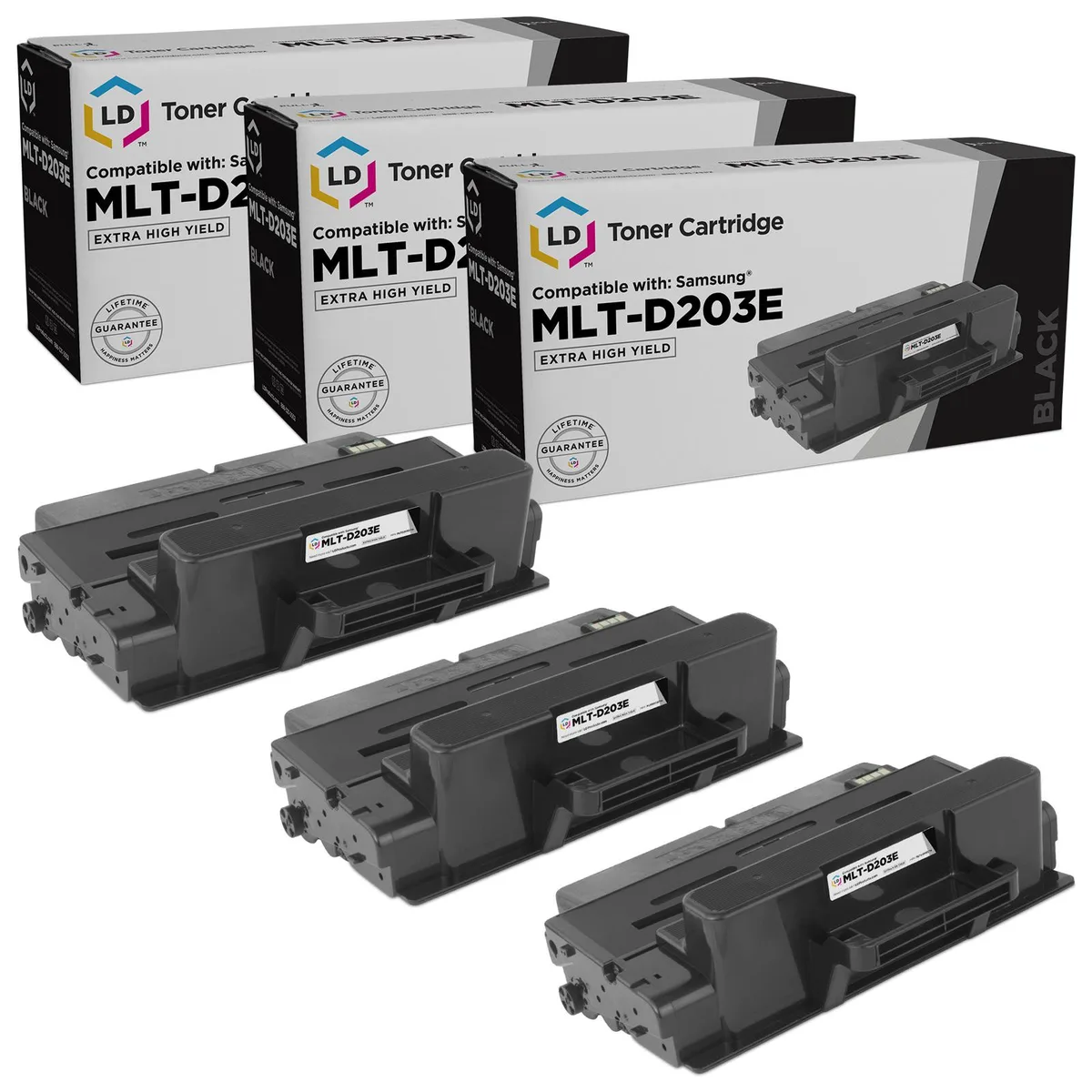 LD Products LD Products MLT-D203E Compatible Toner Cartridge Black 3-Pack 10000 Pages — product photo