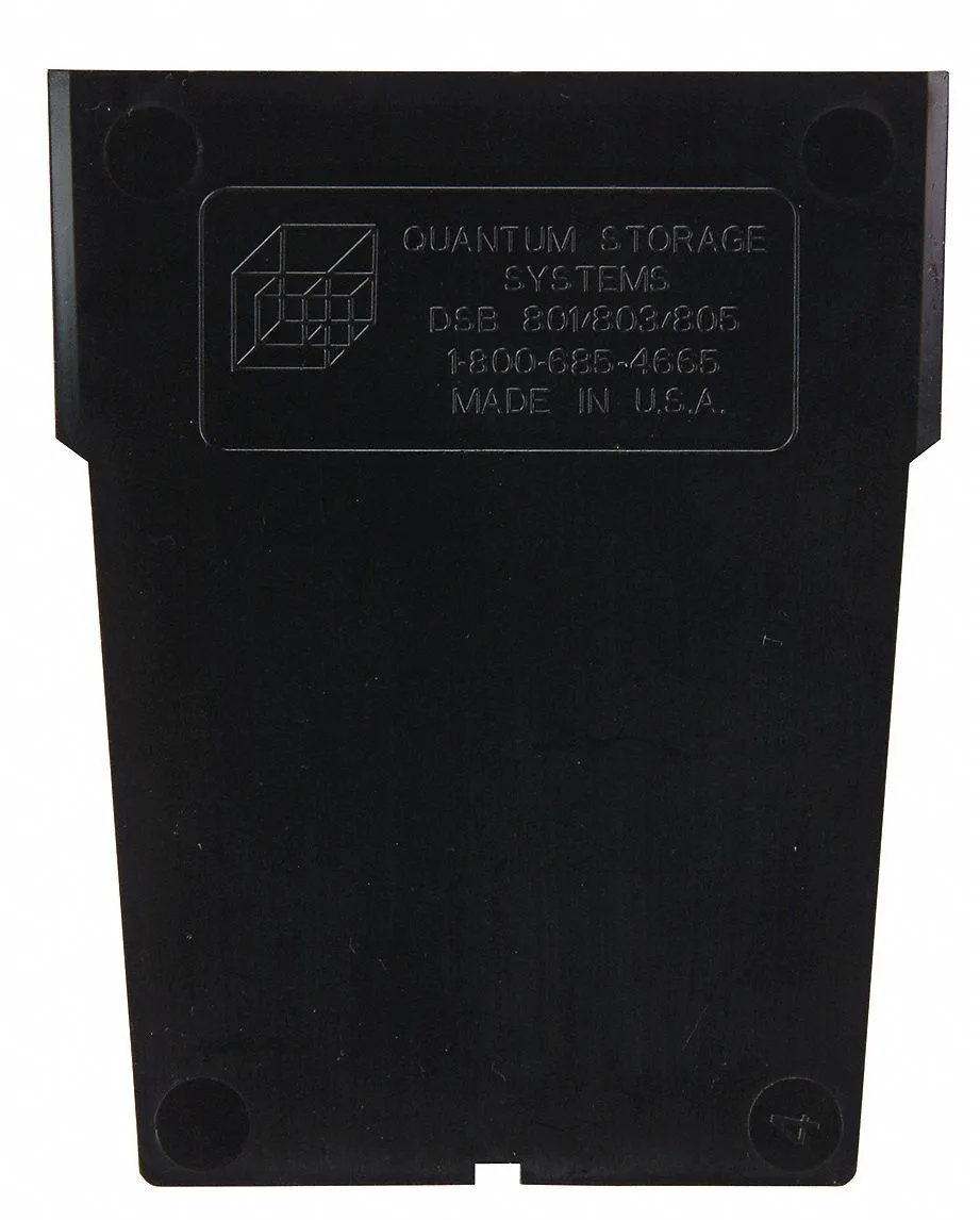 Quantum Storage Systems Quantum Storage Systems DSB801/803/805 Bin Divider Black 3 in 7 1/2 in Pack of 50 — product photo