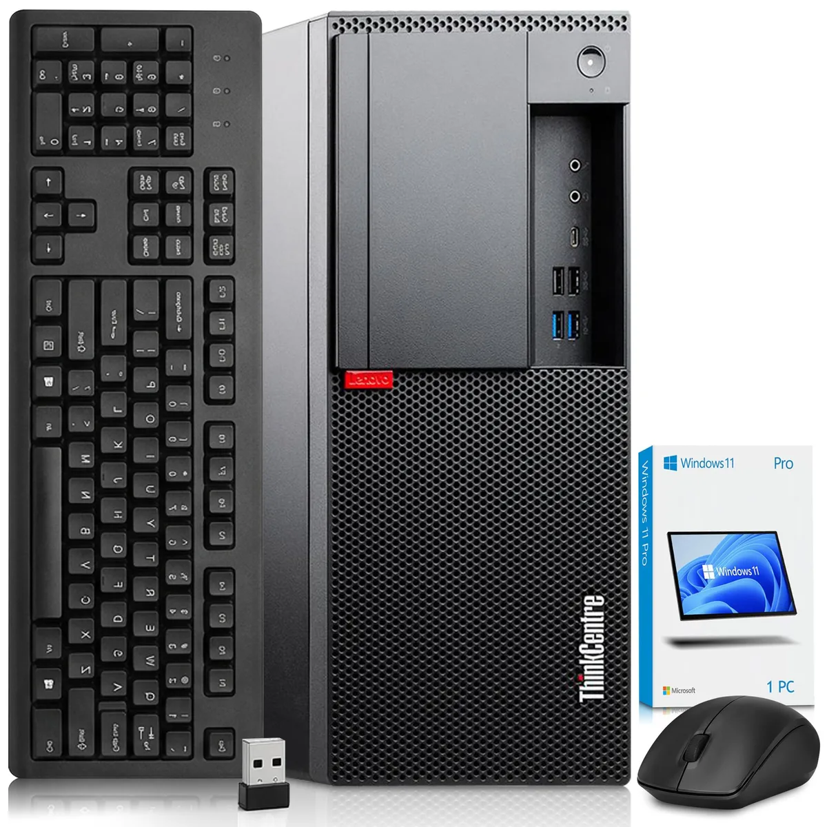 Lenovo Lenovo ThinkCentre M720t desktop PC i5-8500 8GB 1TB Windows 11 Pro — product photo